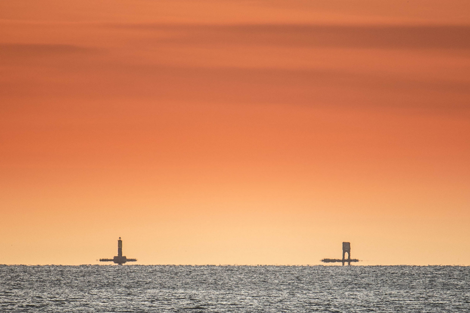 Scoglio della Meloria. Costa livornese