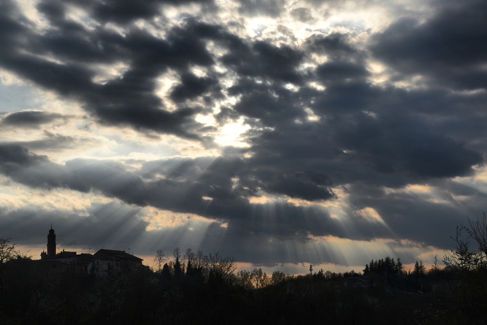 Tra cielo, nuvole e sole....