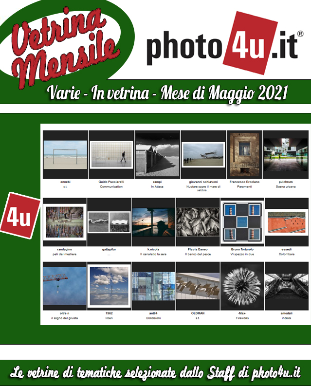Vetrina Maggio 2021 - Varie