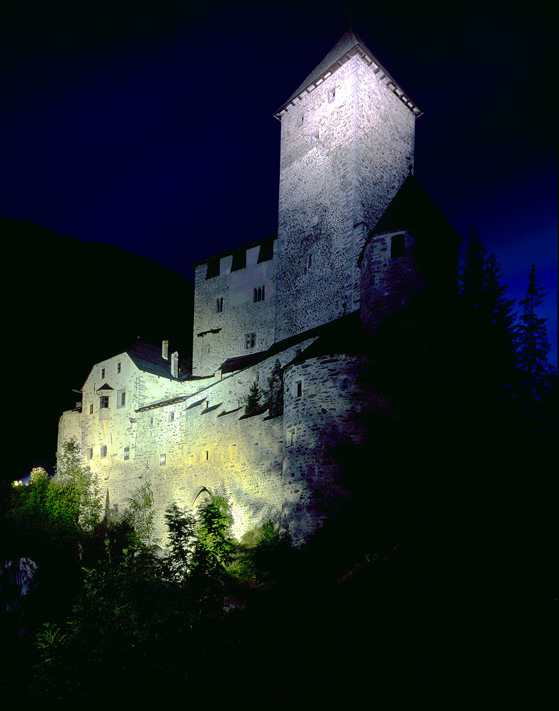 castello di Tures, ora blu