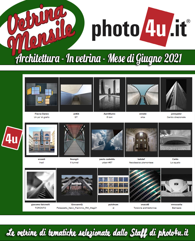 Architettura - In vetrina - Mese di Giugno 2021