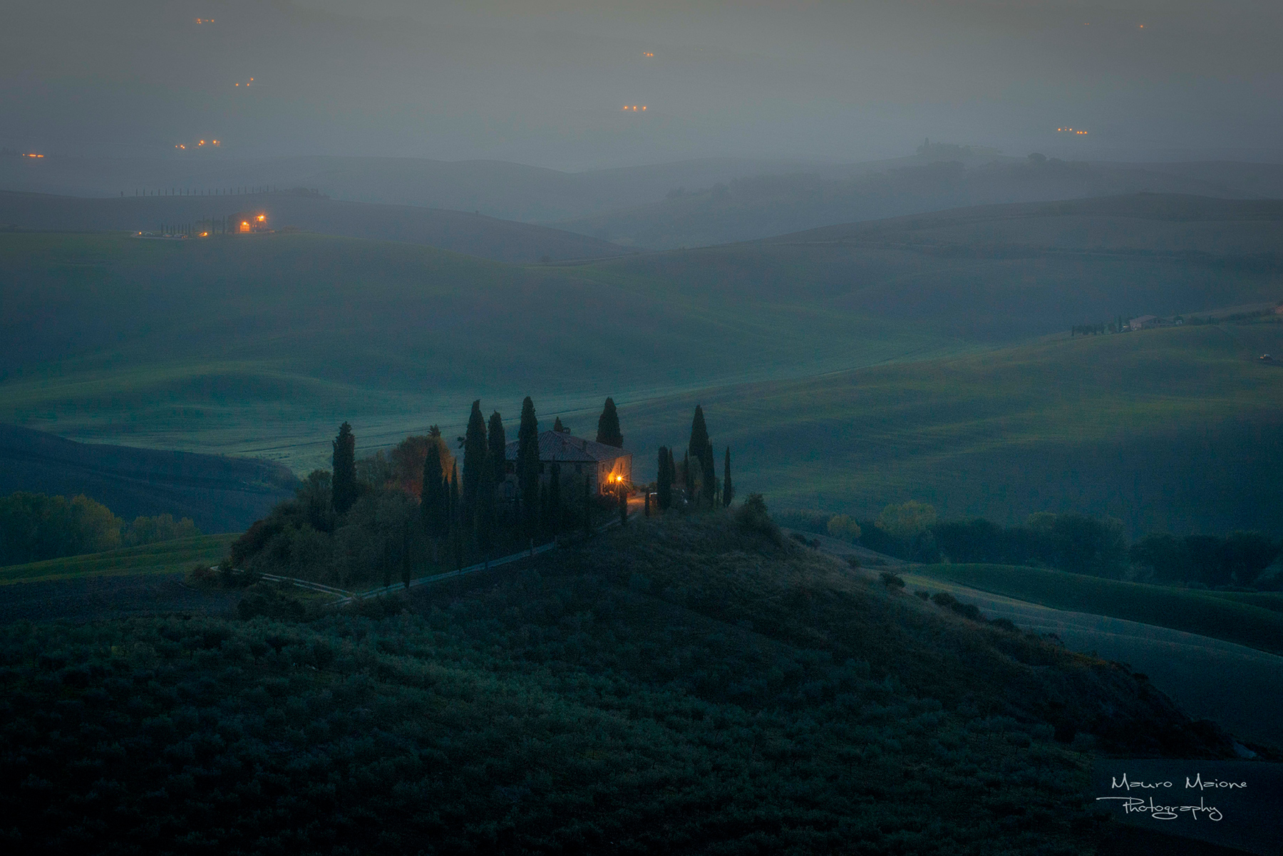 un nuovo giorno sulla Val D'Orcia