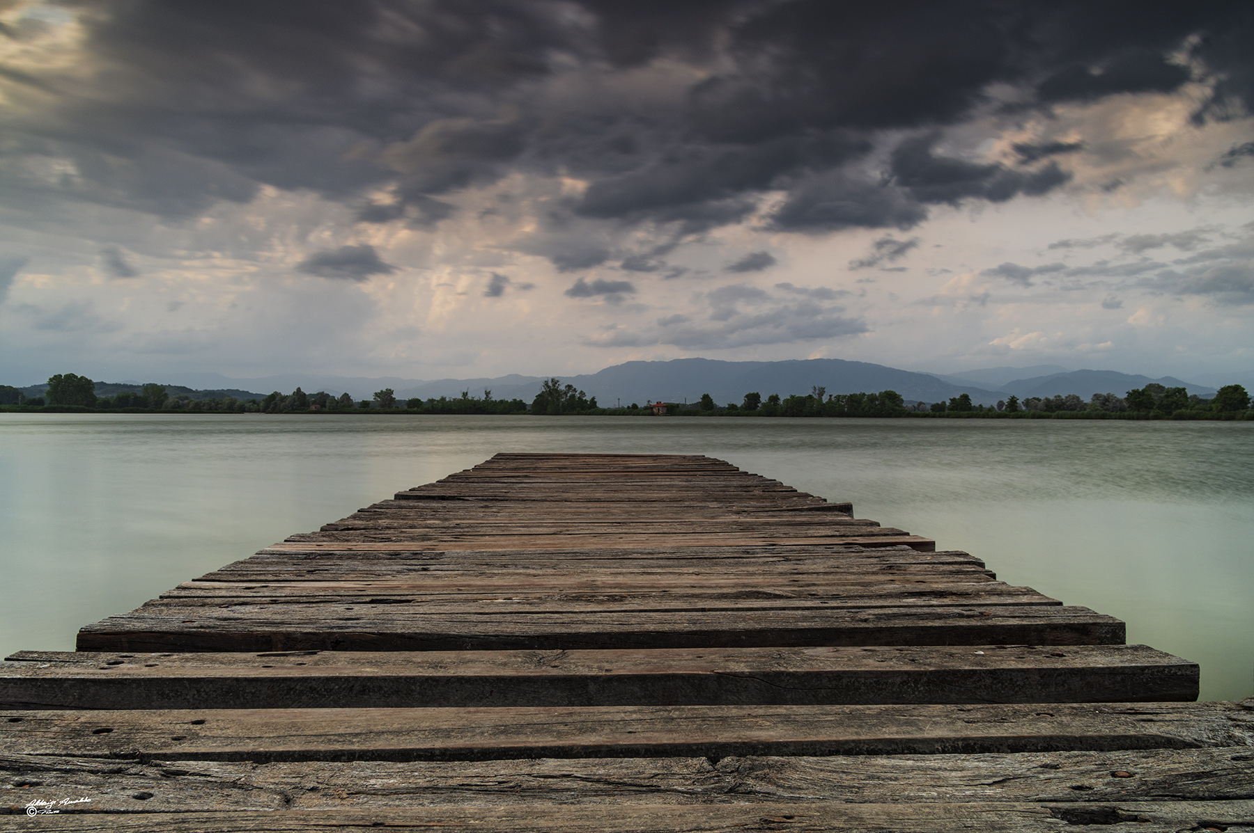 Pontile .. al tramonto.