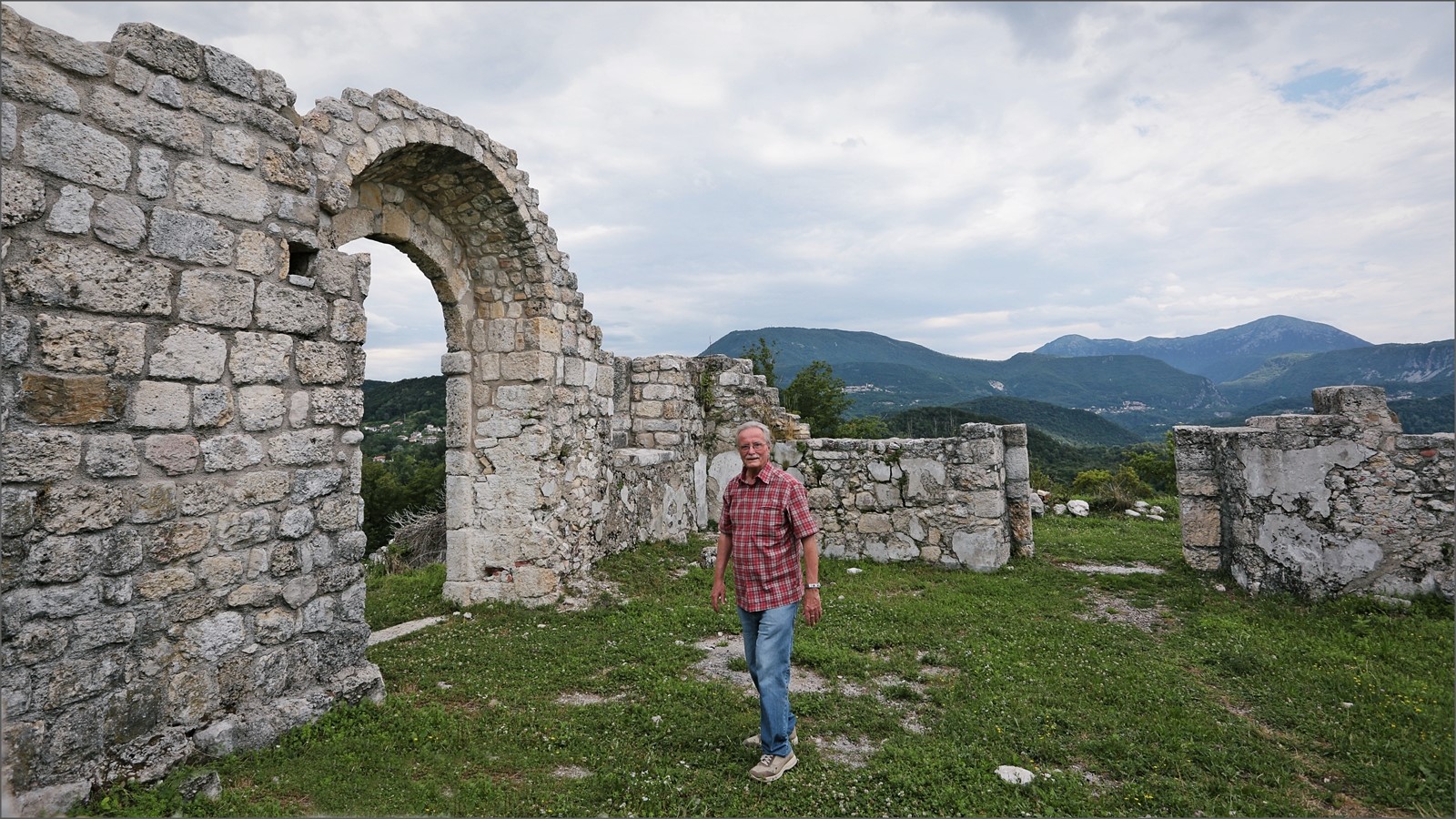 Autoscatto tra i ruderi del Castello di Pinzano (PN)