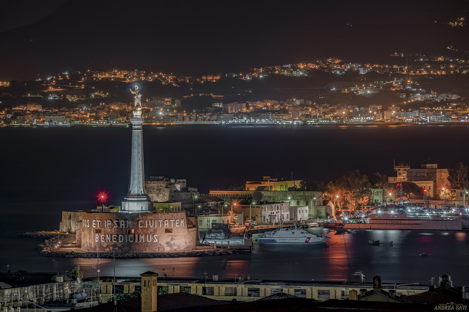 Madonnina ingresso porto Messina - 03 Ago 2021