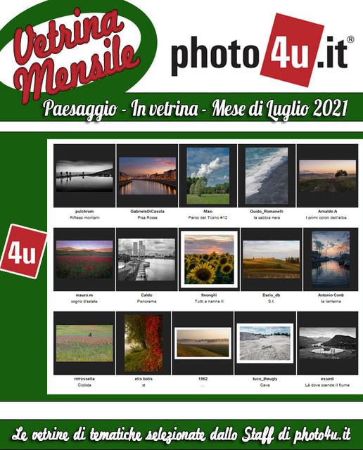 Paesaggio - In vetrina - Mese di Luglio 2021