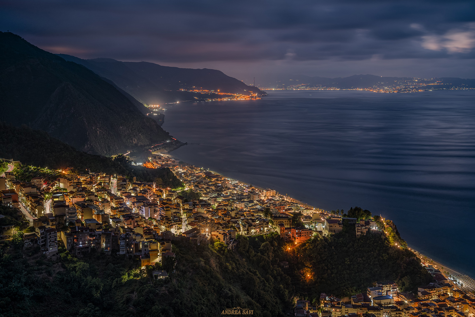 Bagnara Calabra (RC) - Panoramica Notturna