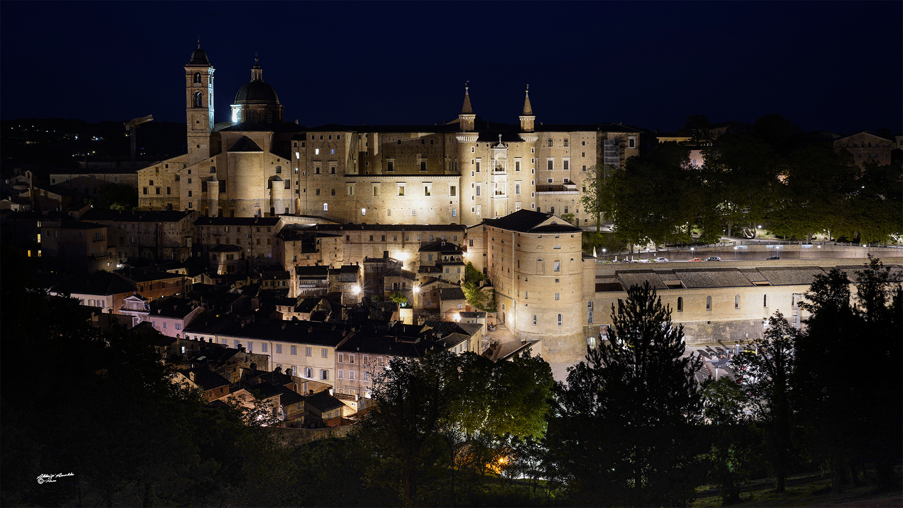Urbino di notte..