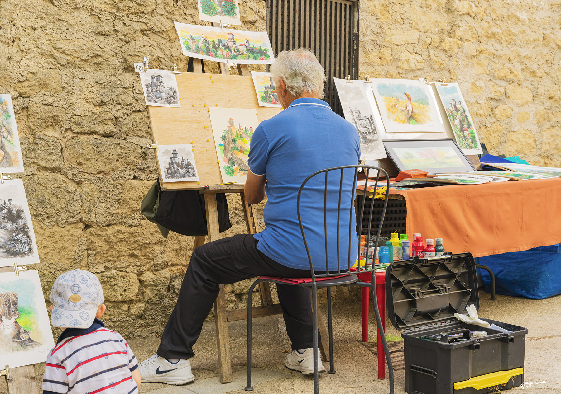 Da grande voglio fare il disegnatore..