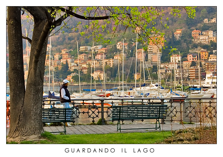 guardando il lago