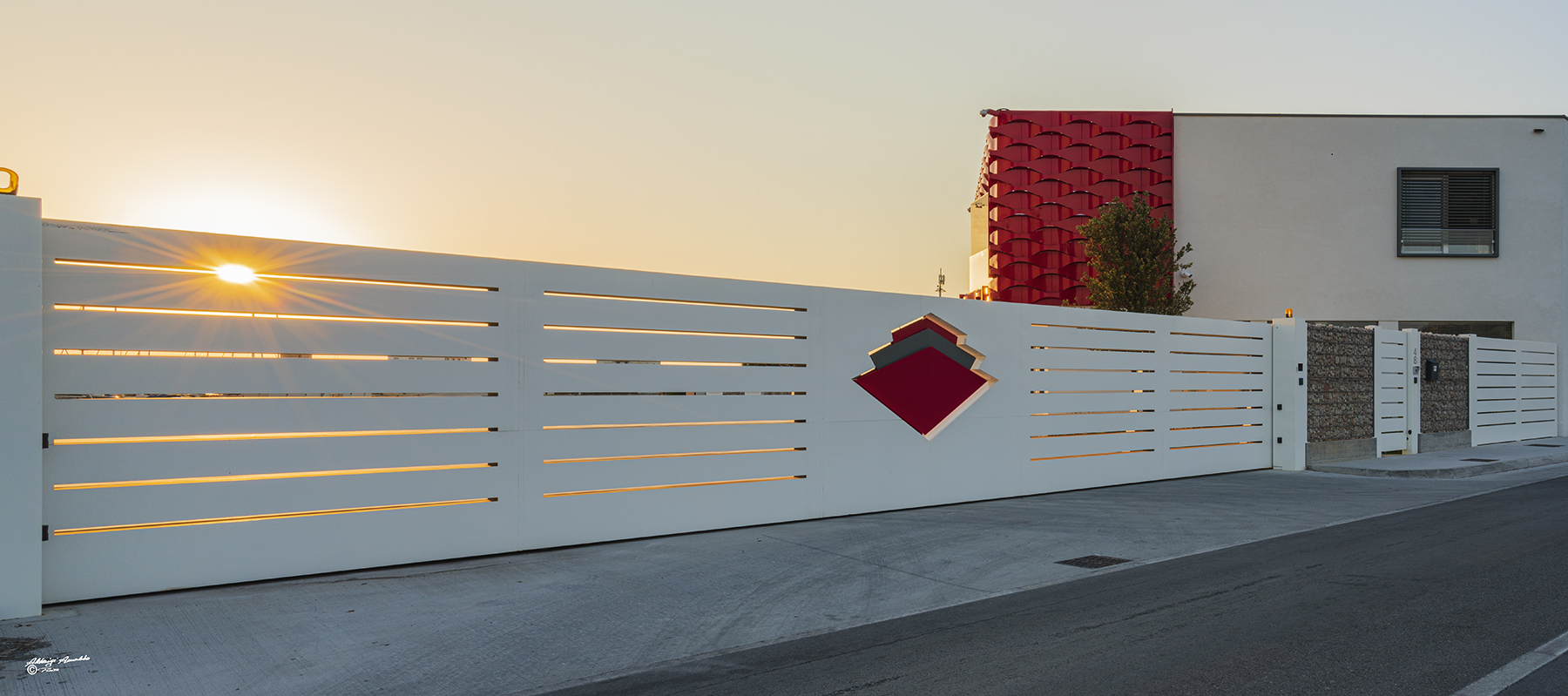 Ingresso cantiere portuale Rossini Pesaro