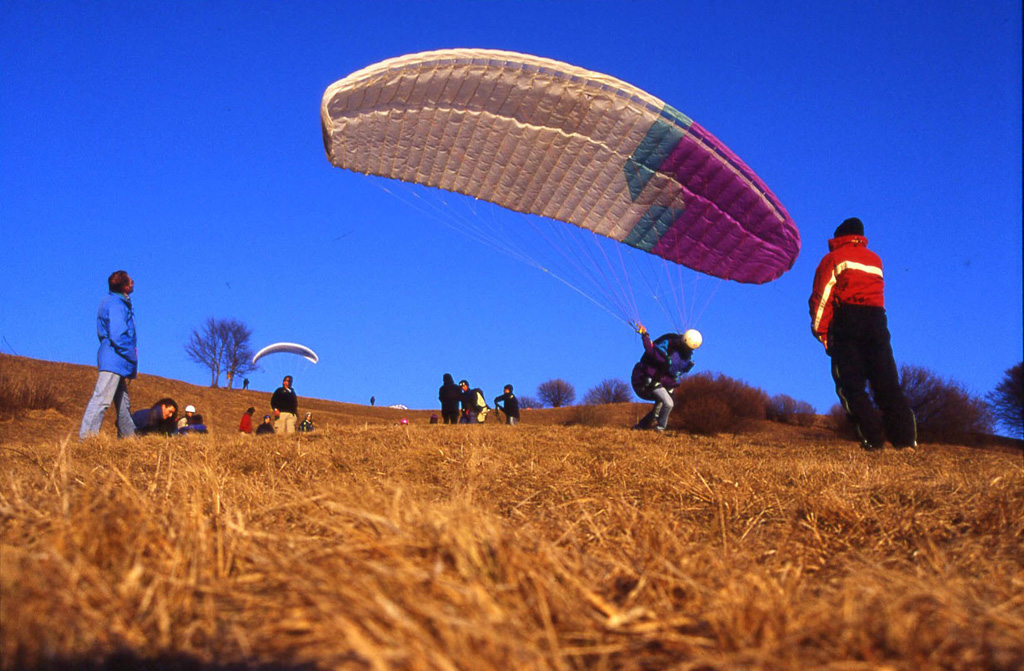 a scuola di parapendio