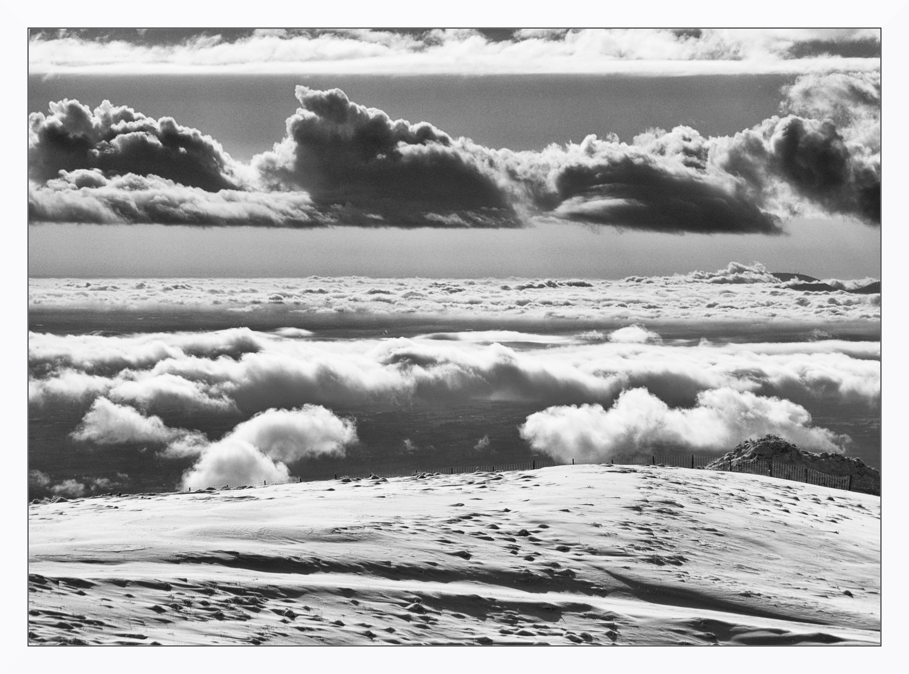 Panorama alpino invernale