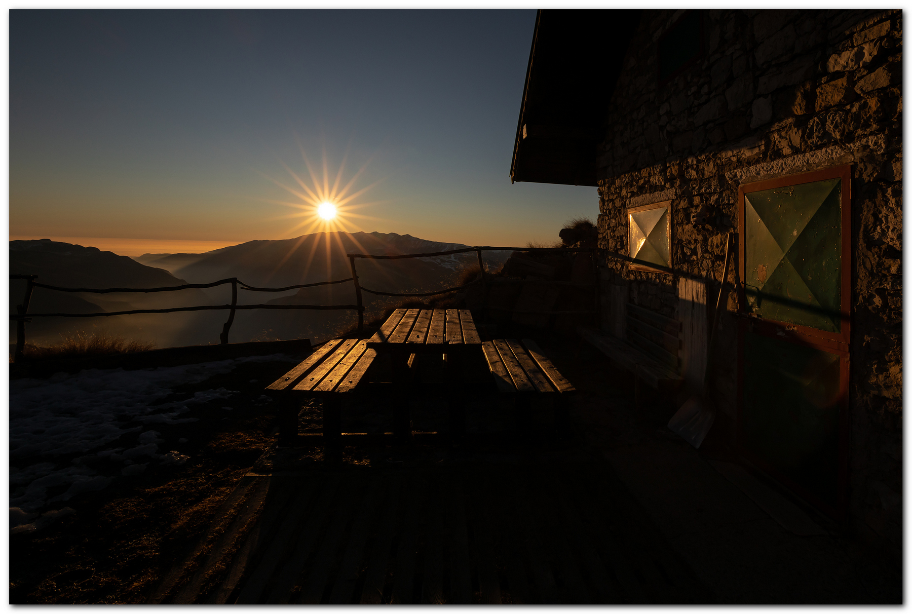 Quando il sole va a dormire.