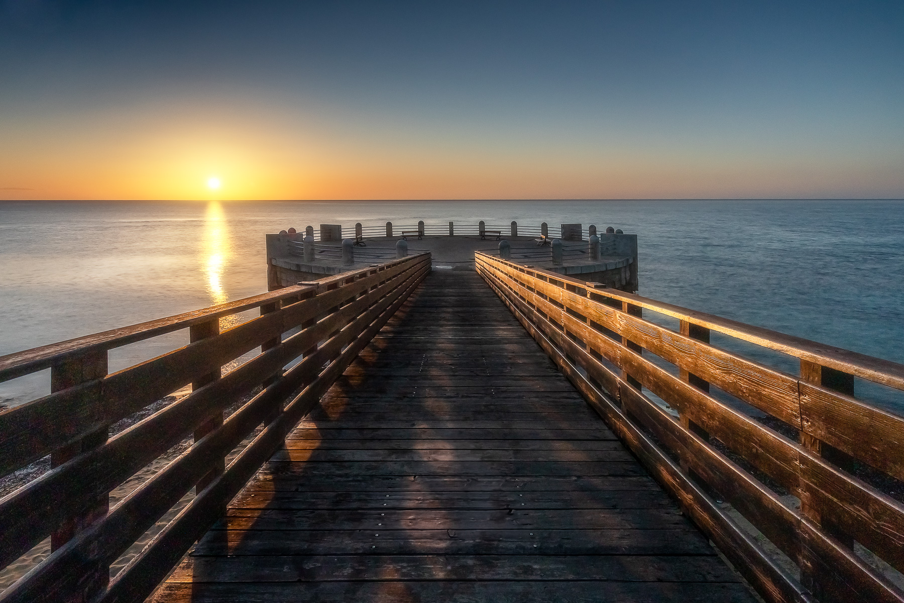 La "rotonda" all'alba