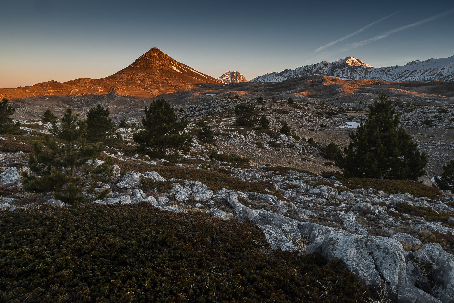 | The first lights |