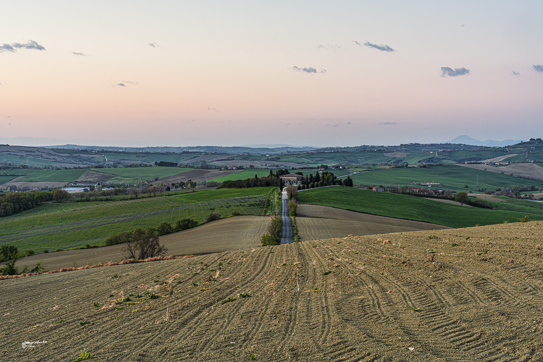 Strada di campagna..