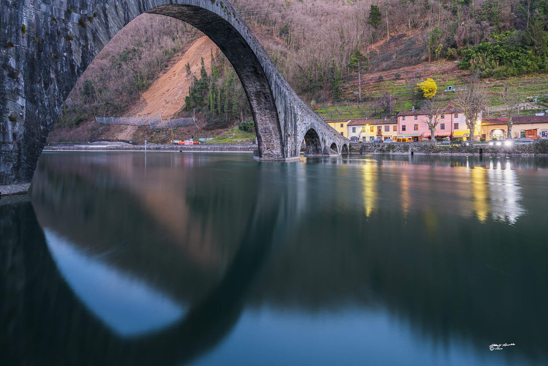 Verso il Il tramonto.. Ponte della Maddalena.