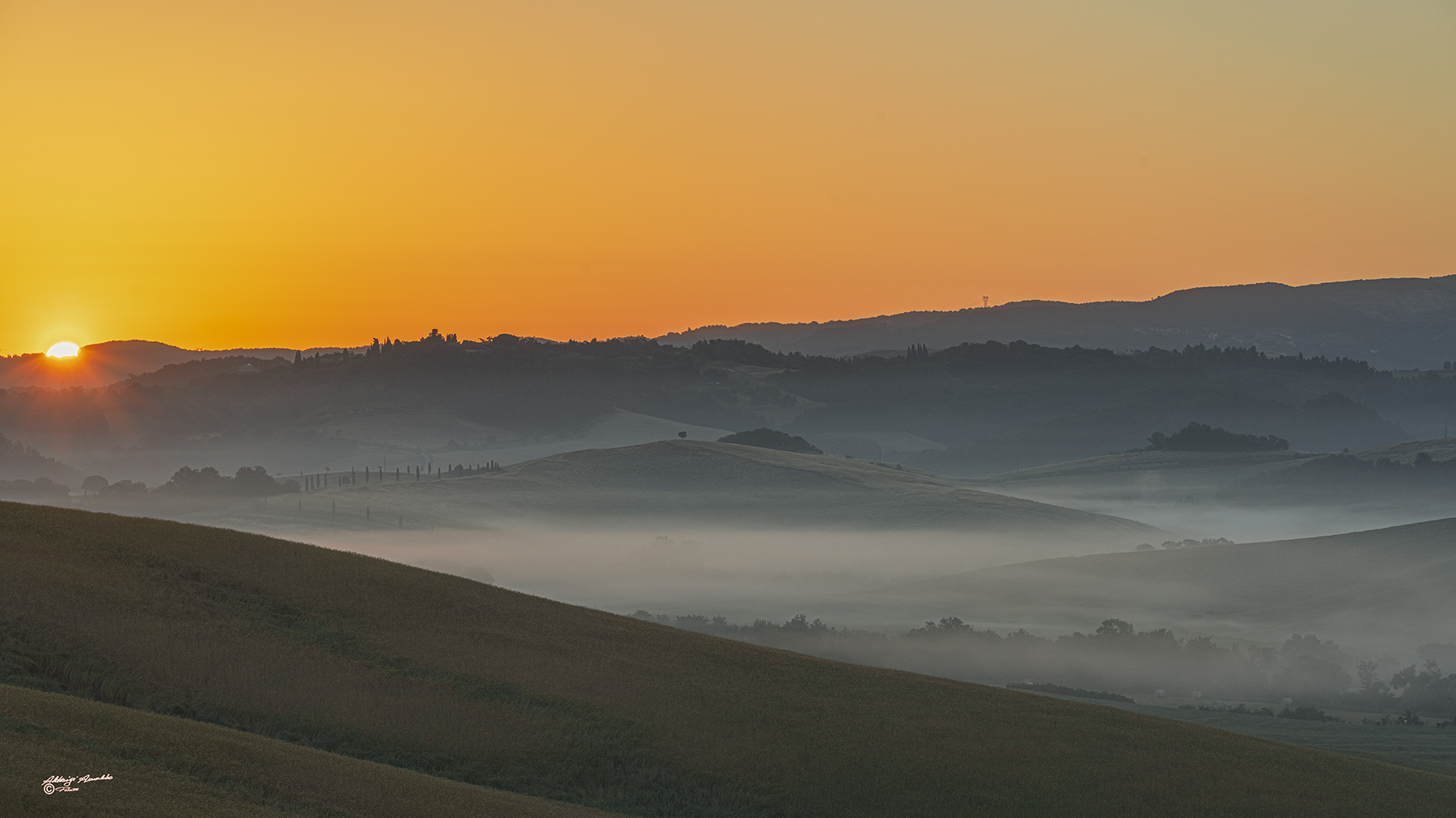 Primi raggi di sole..