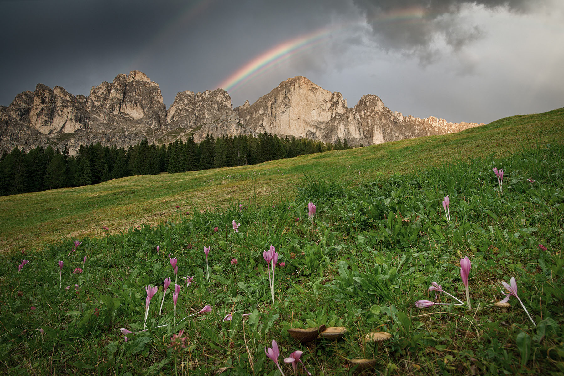 Arcobaleno sulla Roda di Vael