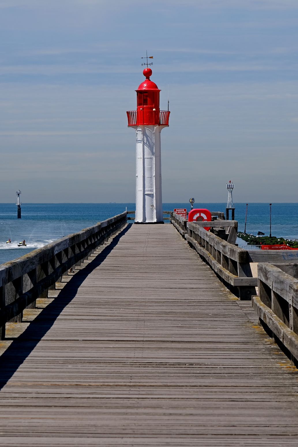 Phare rouge de Trouville