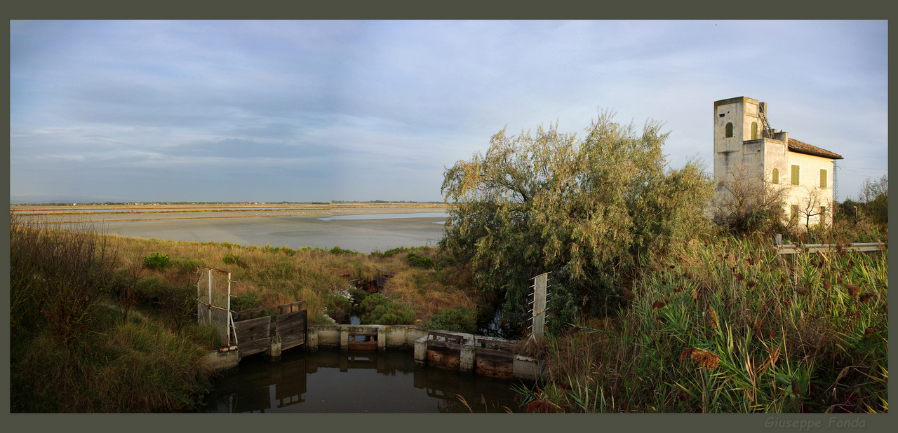 Una parte delle saline di Cervia