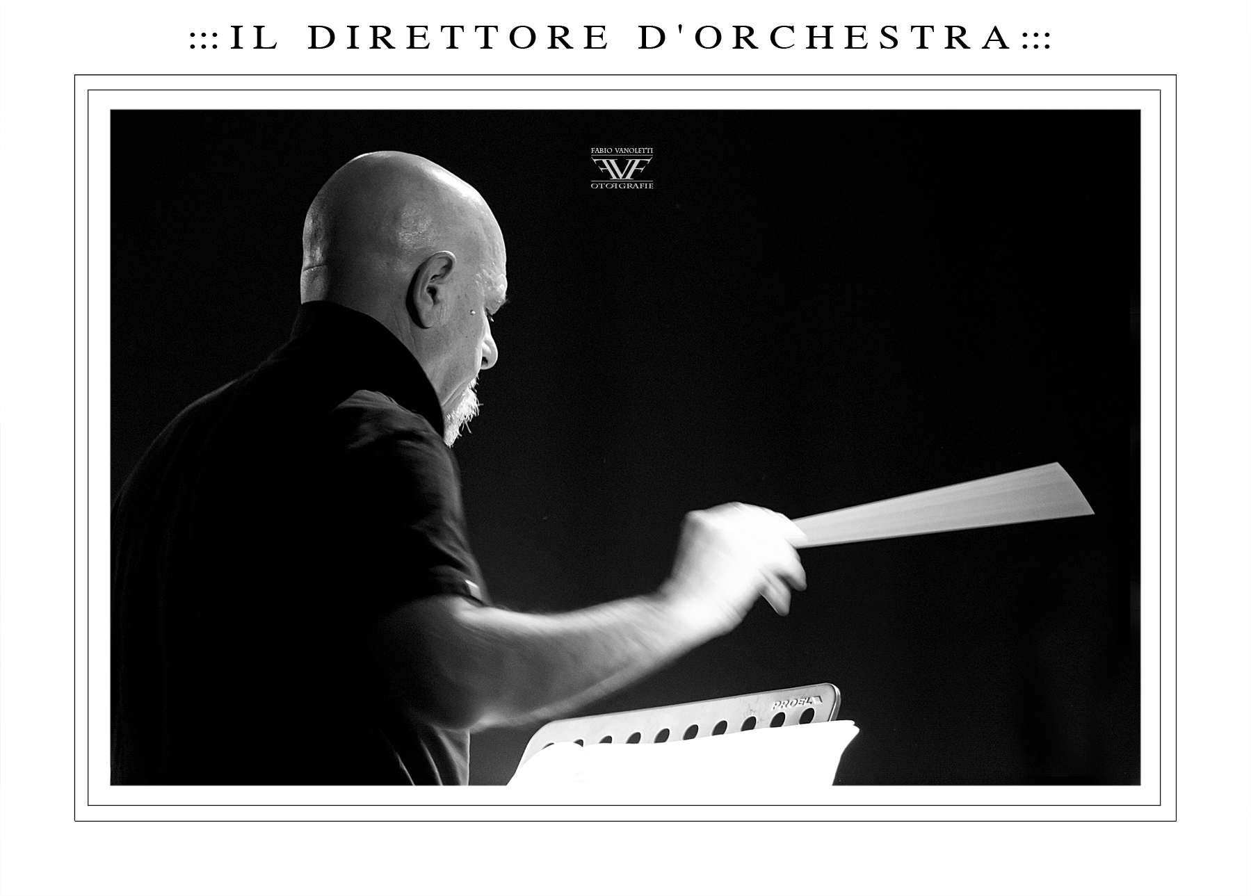 ::: I L D I R E T T O R E D ' O R C H E S T R A :::