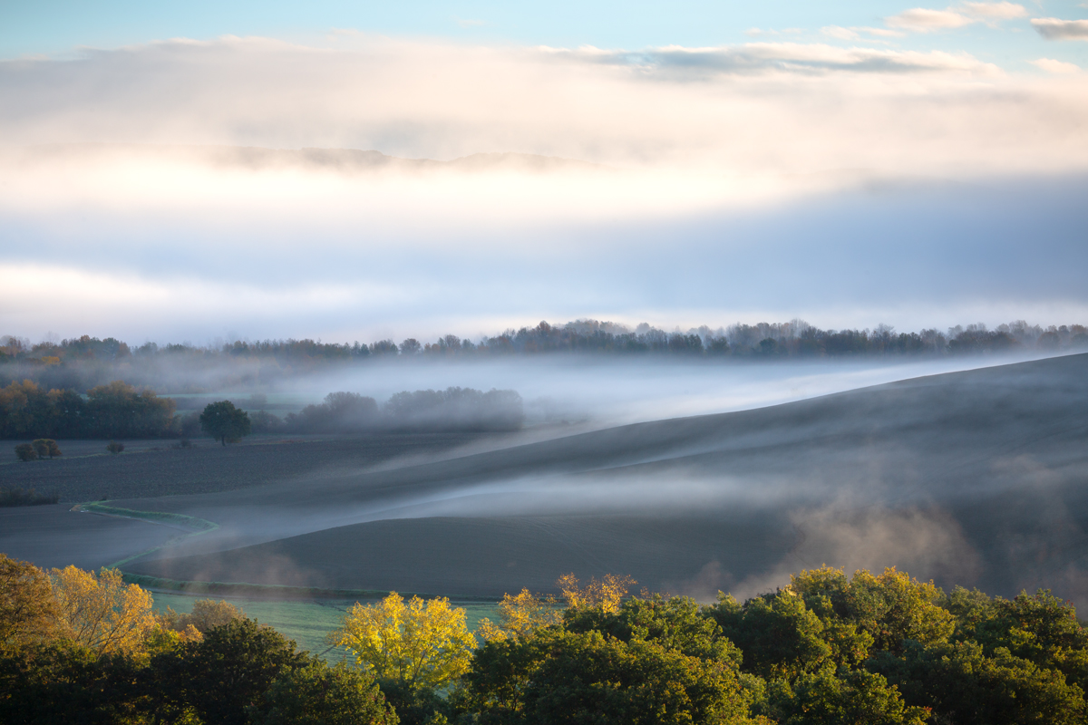 Al mattino in Val d'Orcia