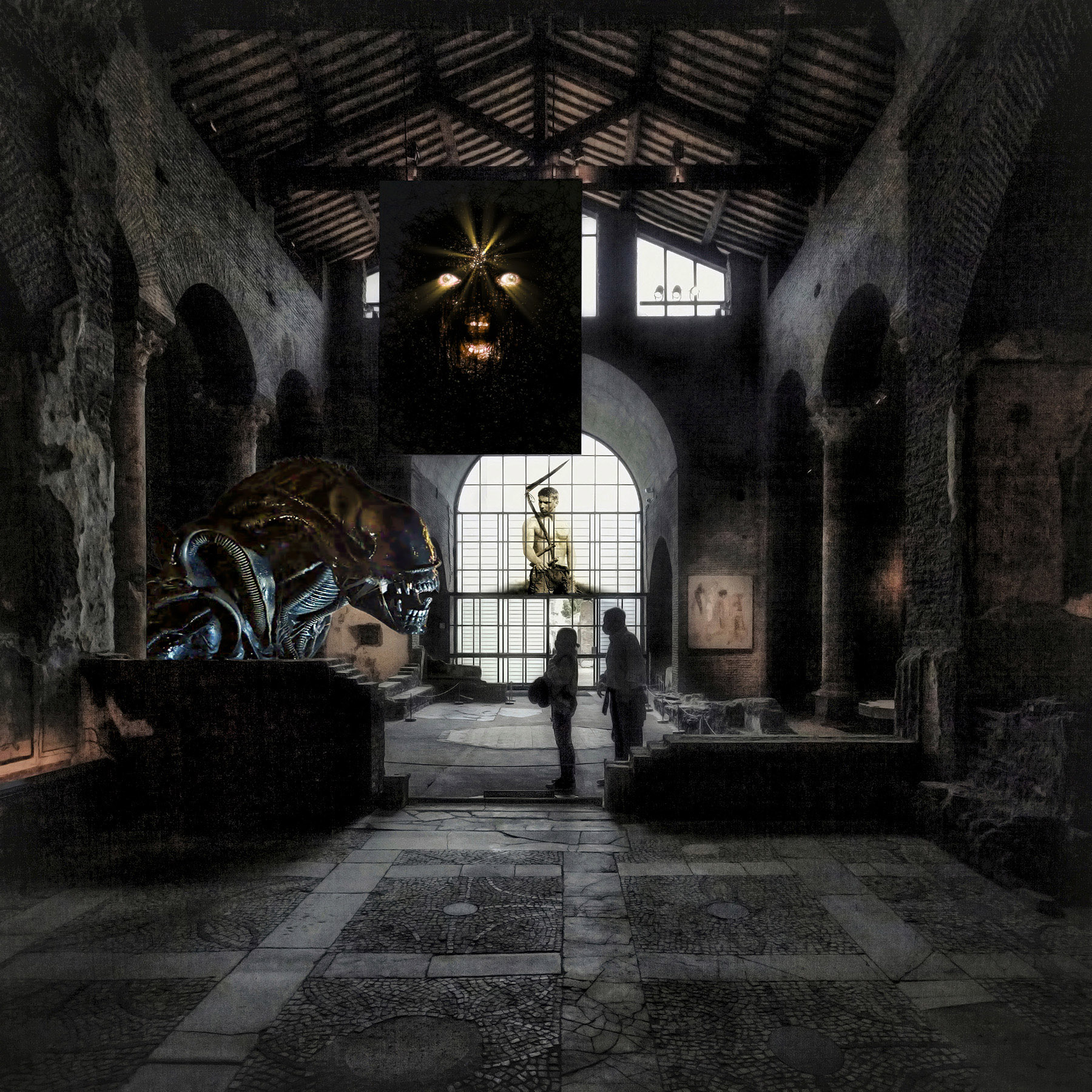 il tagliaerbe, alien e devil