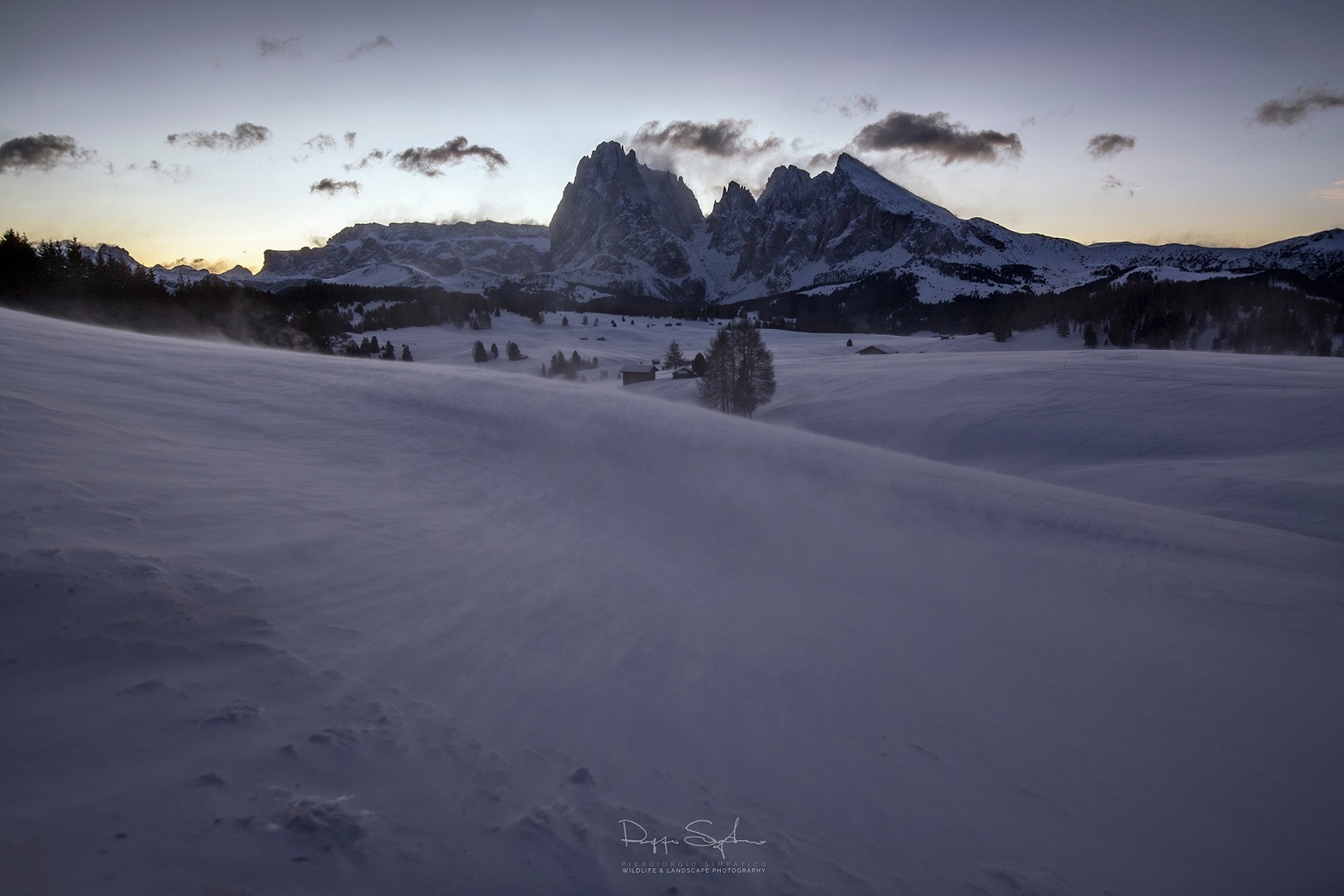 Alba all'alpe di siusi