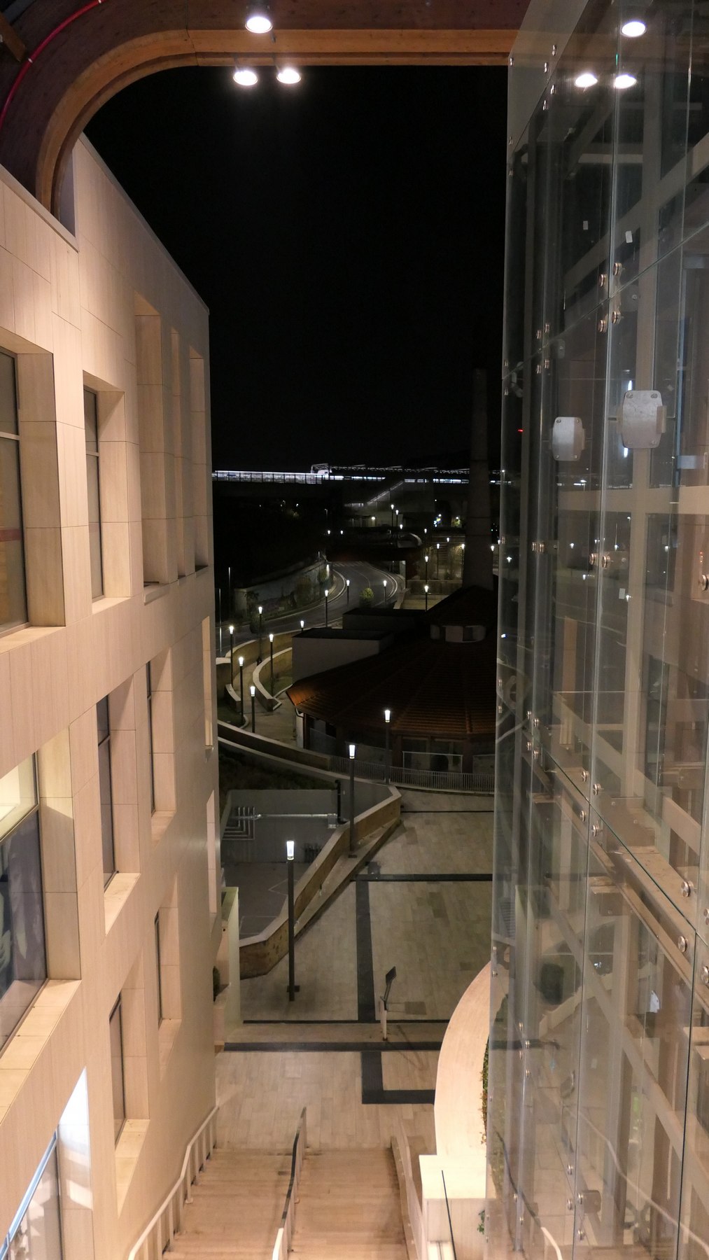 Vista dal centro commerciale Aura sulla antica fornace Veschi (Roma)