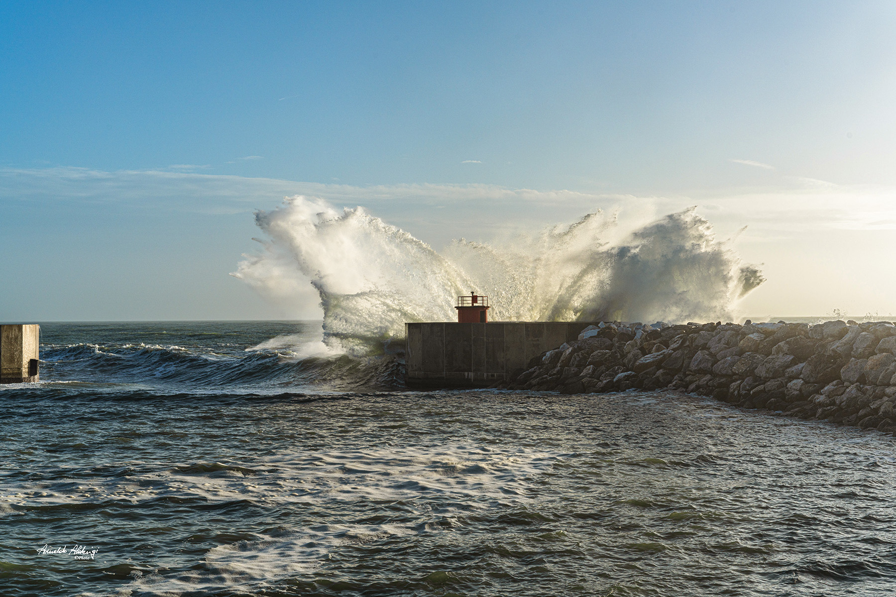 Quando il mare sprigiona la sua forza..