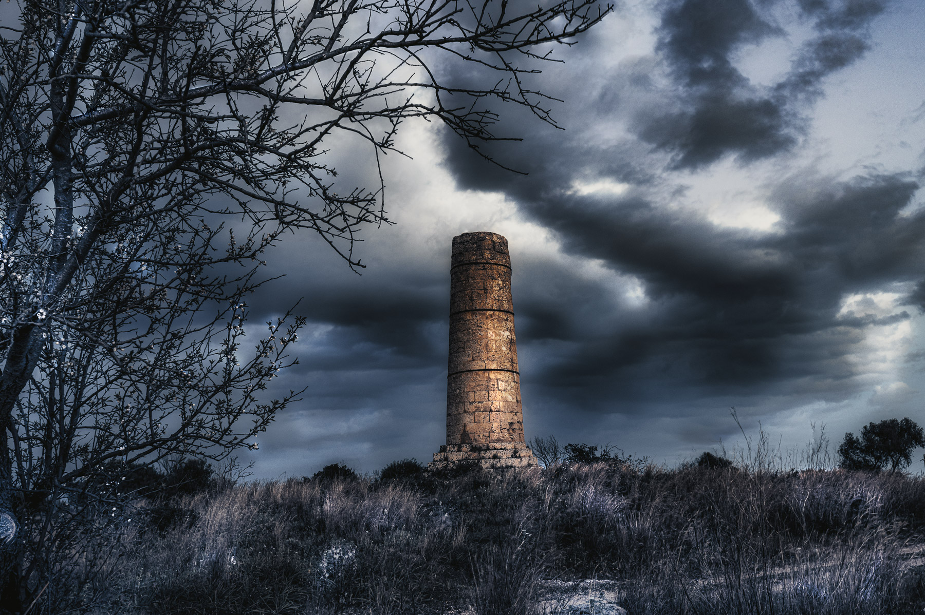 Temporale sulla Colonna Pizzuta.