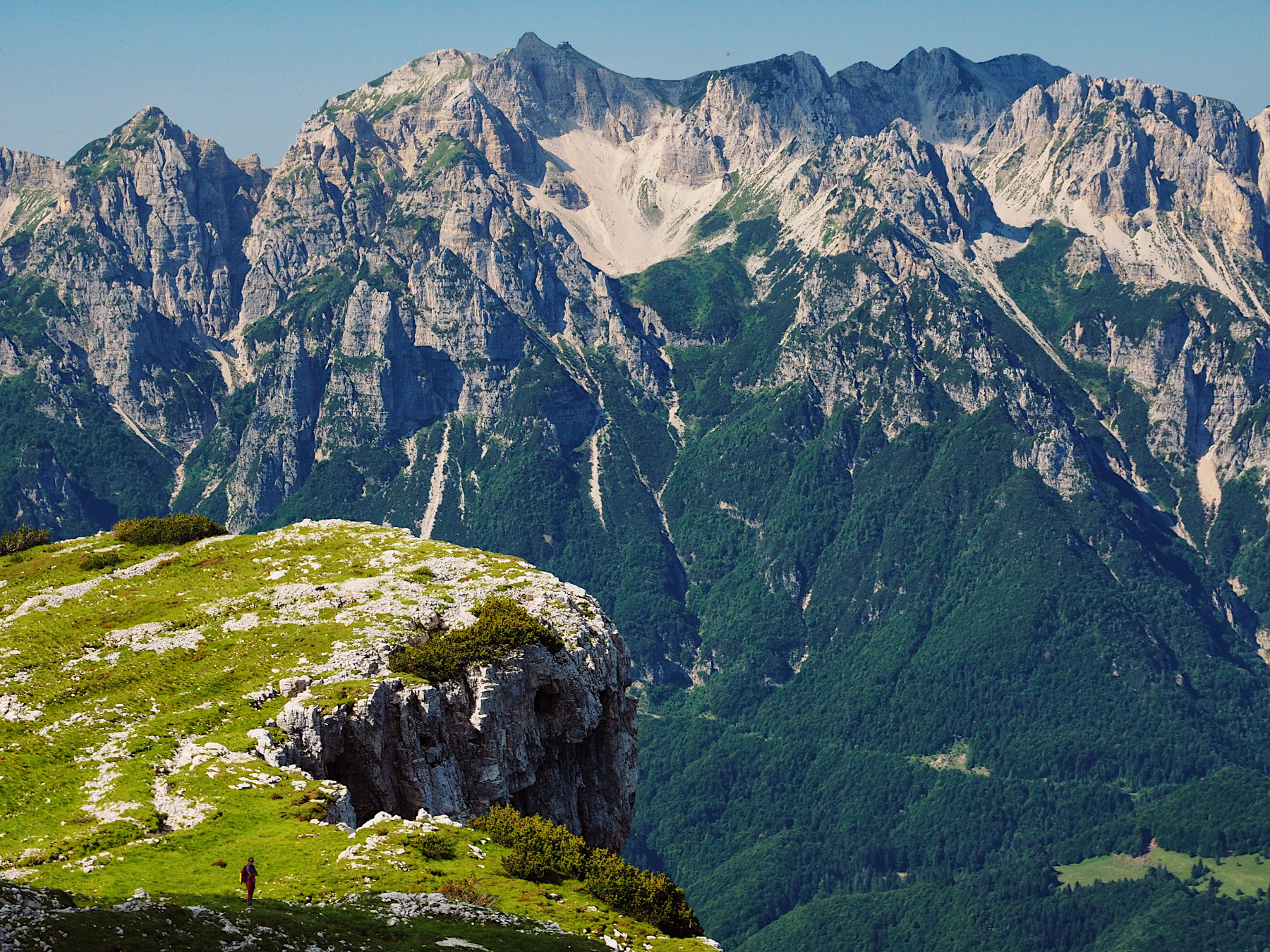 Monte Pasubio: microescursionista solitaria