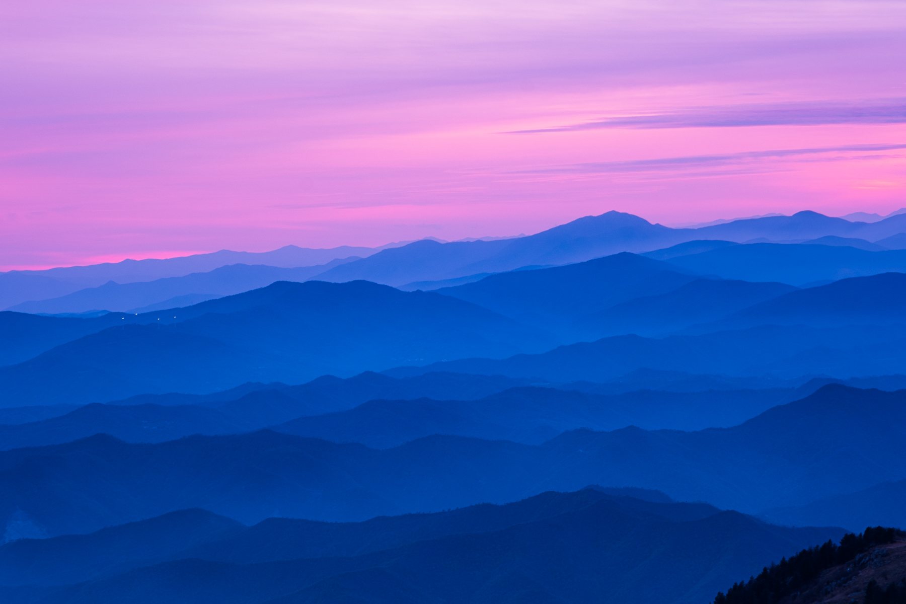 Tramonto dal Monte Beigua