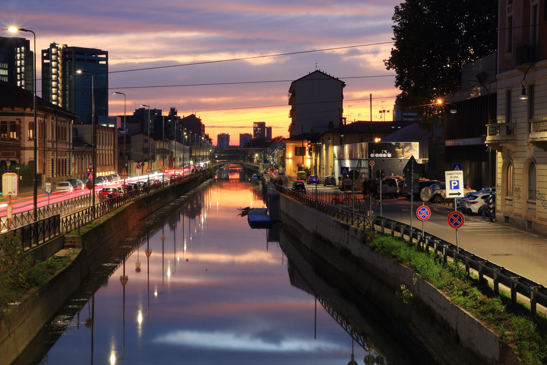 una serata sui navigli