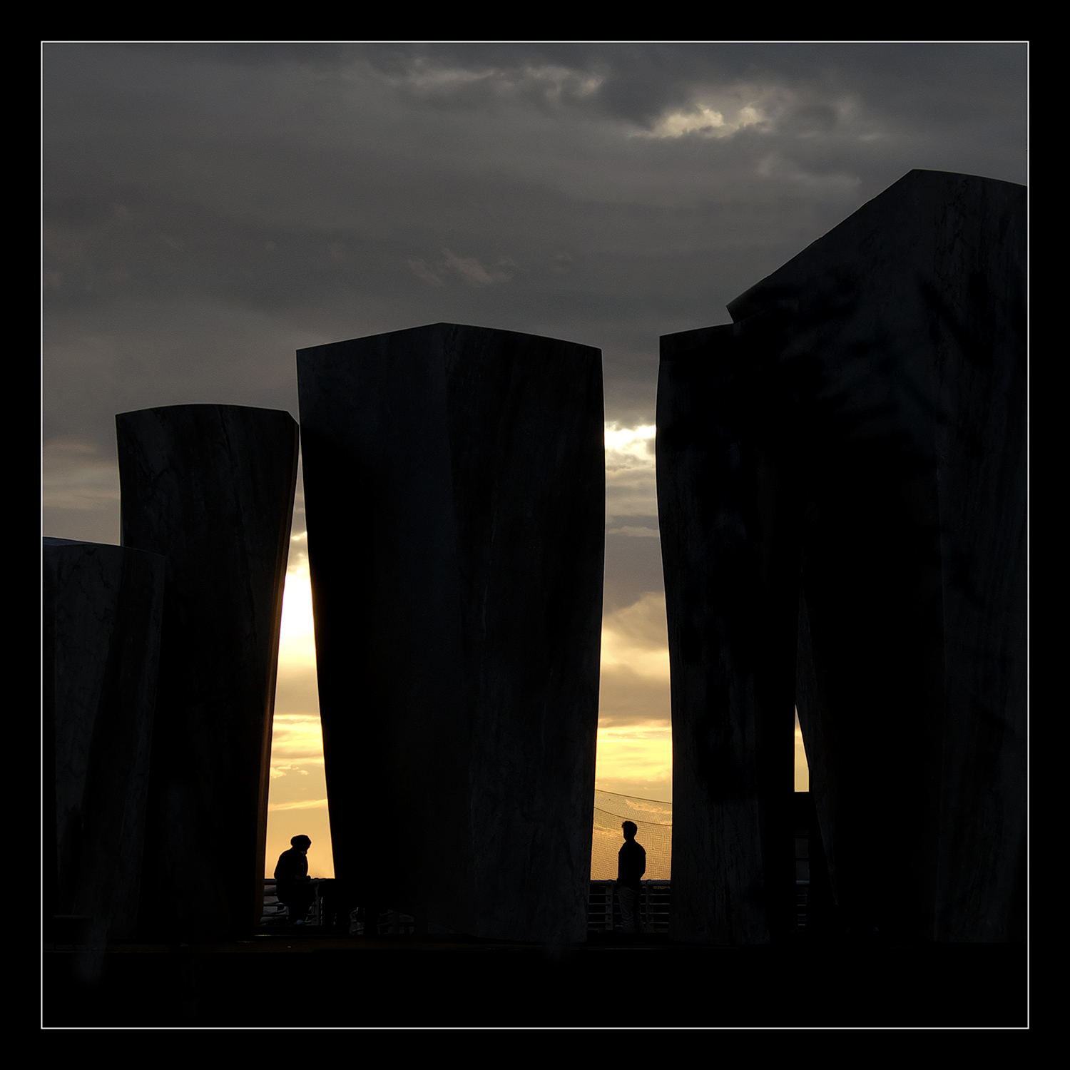 Tramonto tra "Le Vele"