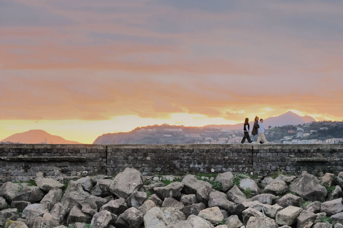 Passeggiata sulla scogliera