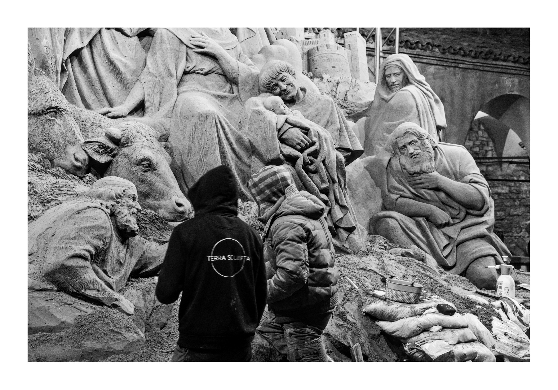 Presepe di sabbia - Assisi