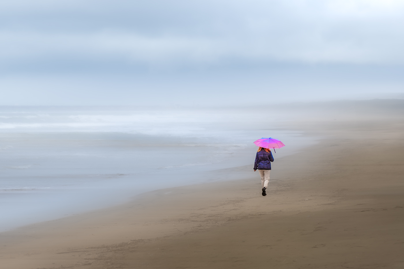 Passeggiando sotto la pioggia