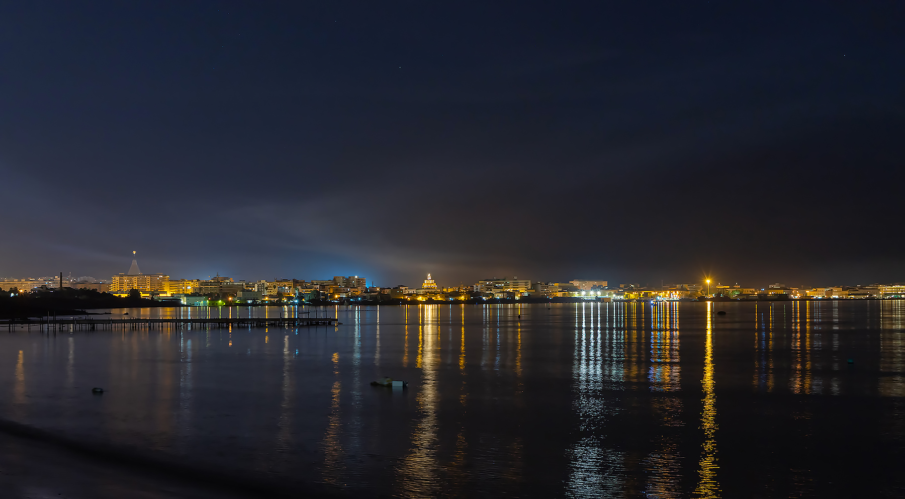 Dalla playa sr verso la marina