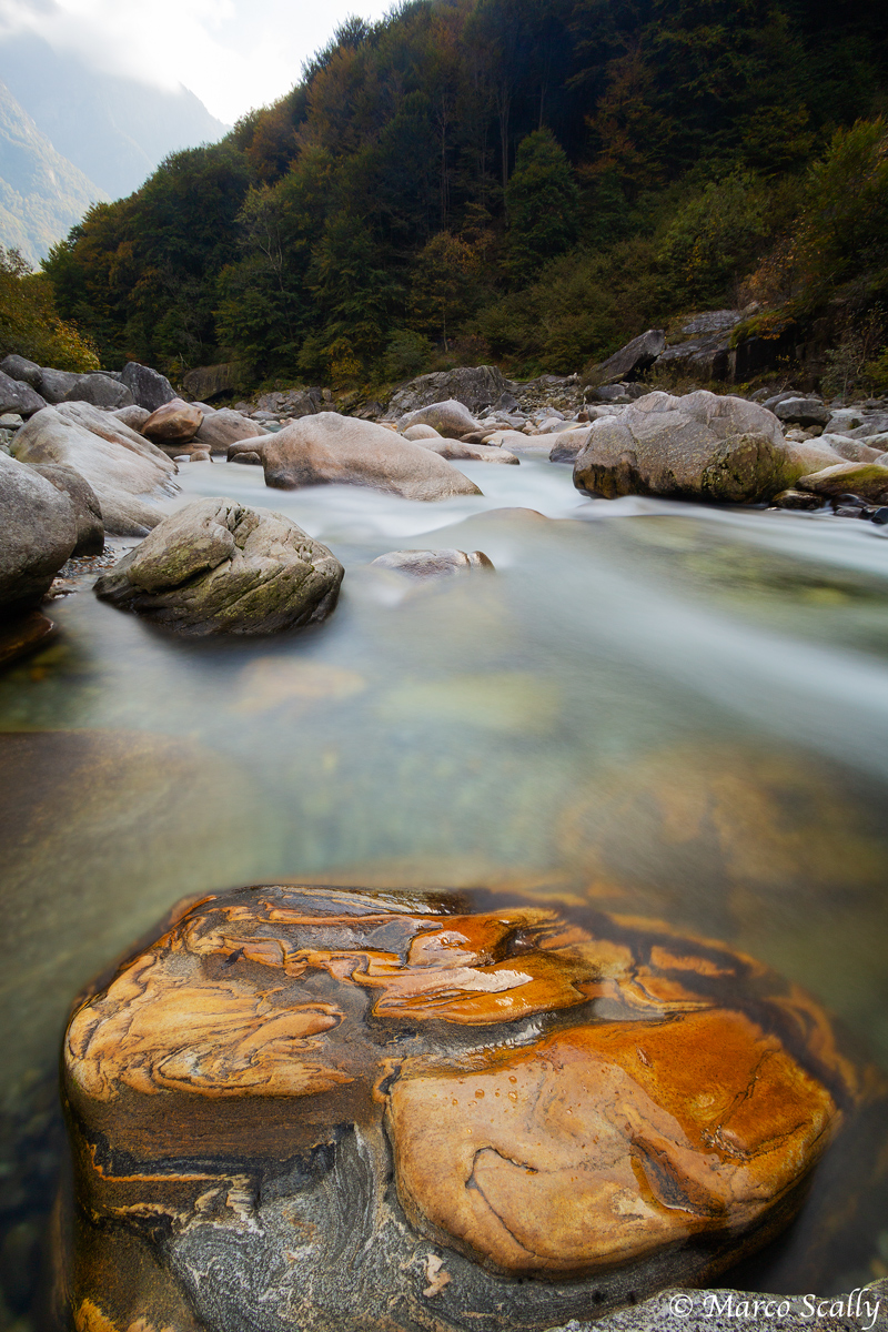 Val Verzasca red stone