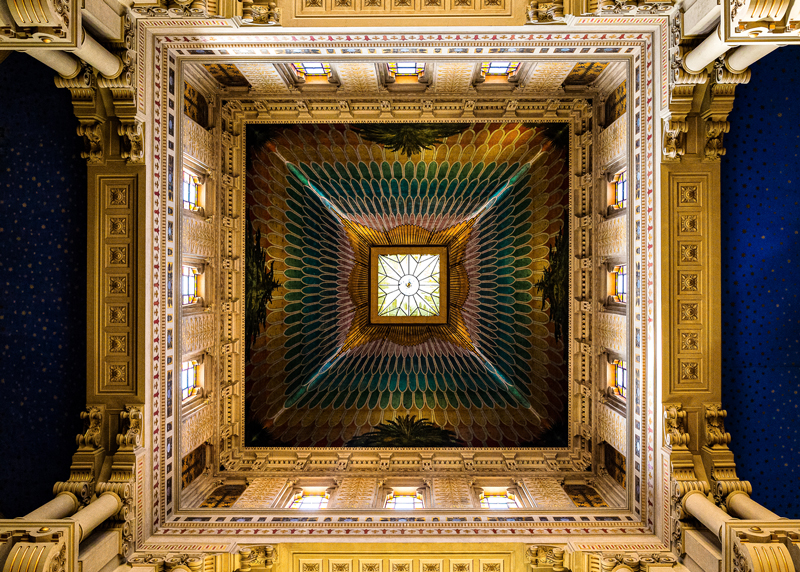 Soffitto delle Sinagoga a Roma