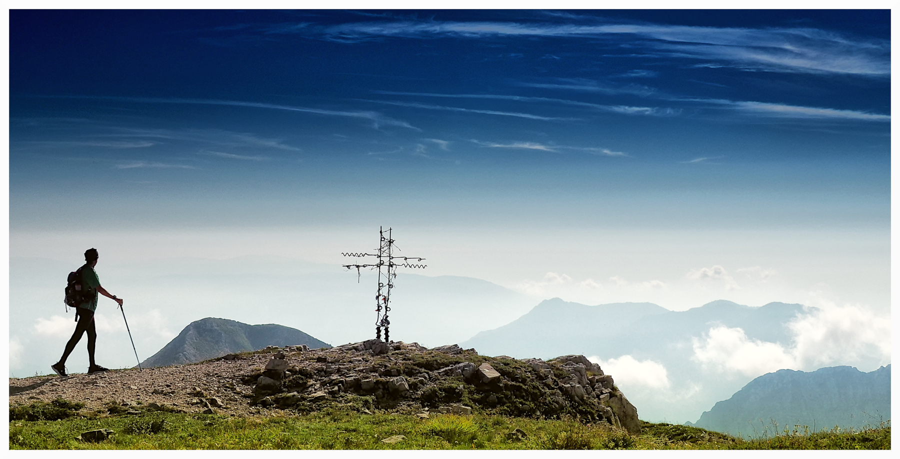 Autoscatto di vetta al Dente Italiano