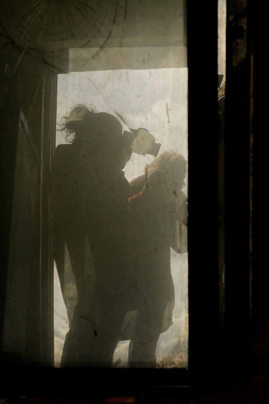 Io e Monica in azione