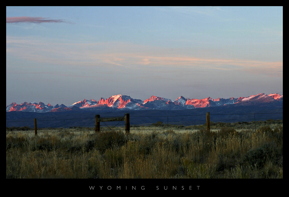 Wyoming Sunset
