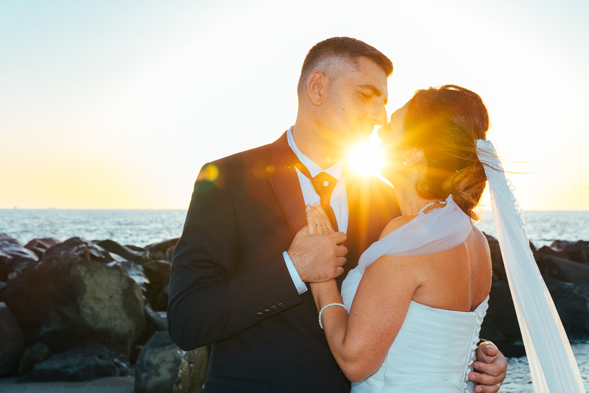 Tramonto in spiaggia