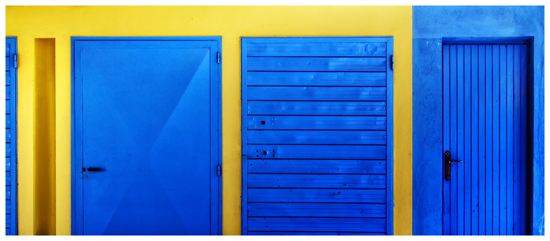 dettagli urbani bicolori