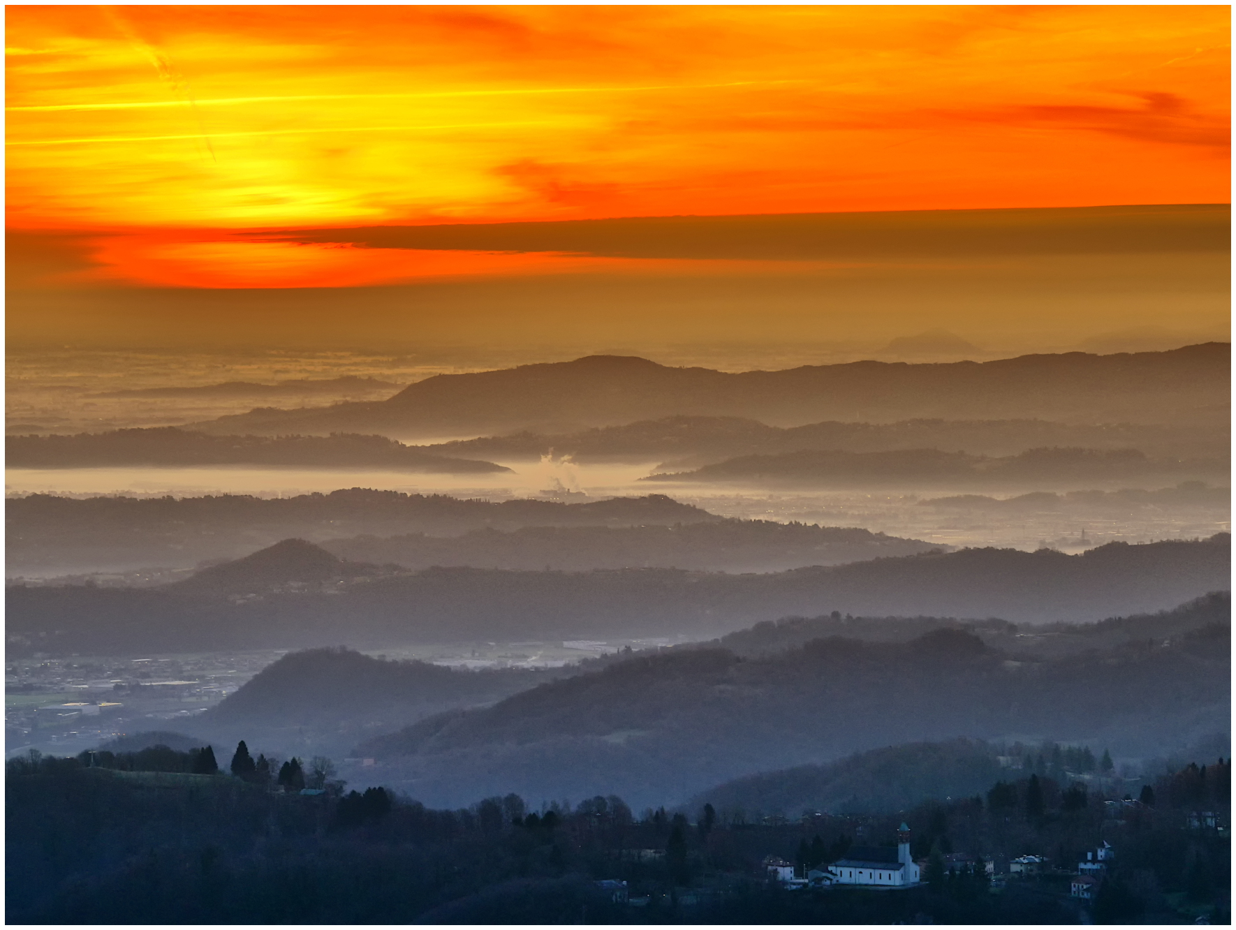 prima dell'alba da Cima Marana