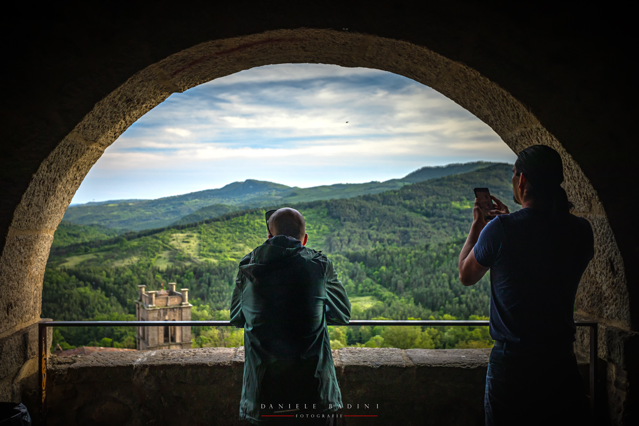 ammirando il panorama